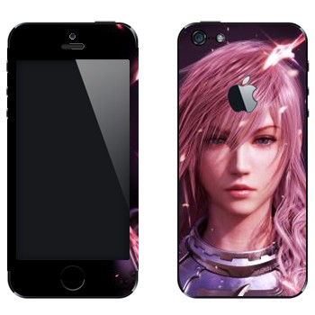 Виниловая наклейка «Молния - Final Fantasy» на телефон Apple iPhone 5