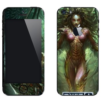 Виниловая наклейка «Сара Керриган - StarCraft II: Сердце Роя» на телефон Apple iPhone 5