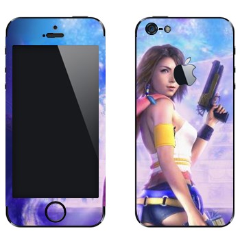 Виниловая наклейка «Юна - Final Fantasy» на телефон Apple iPhone 5