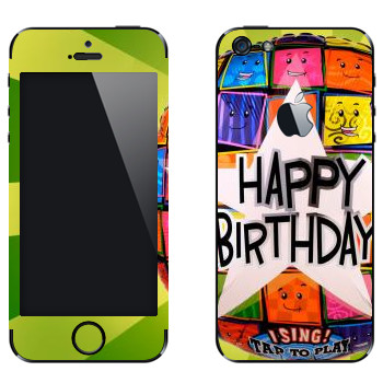   «  Happy birthday»   Apple iPhone 5