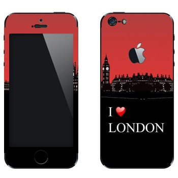   «I love London»   Apple iPhone 5