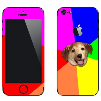 Виниловая наклейка «Advice Dog» на телефон Apple iPhone 5