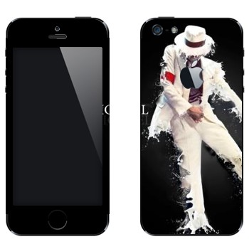 Виниловая наклейка «Майкл Джексон» на телефон Apple iPhone 5