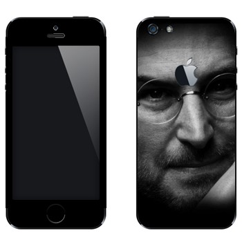 Виниловая наклейка «Стив Джобс» на телефон Apple iPhone 5
