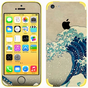   «The Great Wave off Kanagawa - by Hokusai»   Apple iPhone 5C