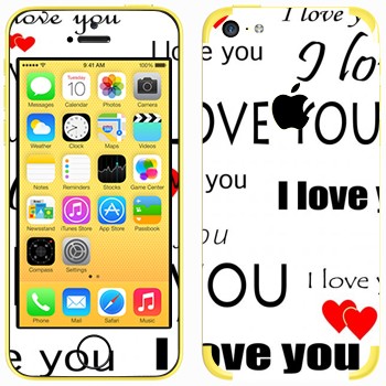   «I Love You -   »   Apple iPhone 5C