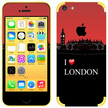   «I love London»   Apple iPhone 5C