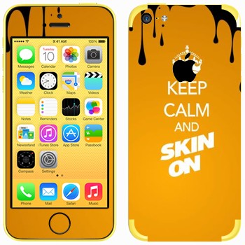   «Keep calm and Skinon»   Apple iPhone 5C
