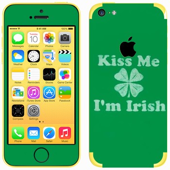   «Kiss me - I'm Irish»   Apple iPhone 5C