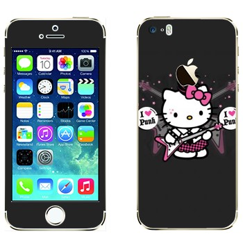   «Kitty - I love punk»   Apple iPhone 5S