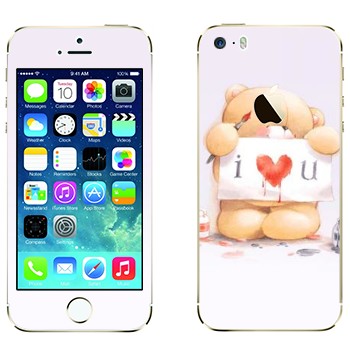   «  - I love You»   Apple iPhone 5S