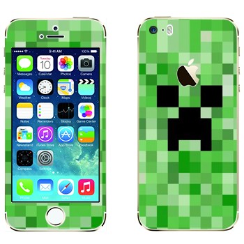   «Creeper face - Minecraft»   Apple iPhone 5S