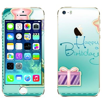   «Happy birthday»   Apple iPhone 5S