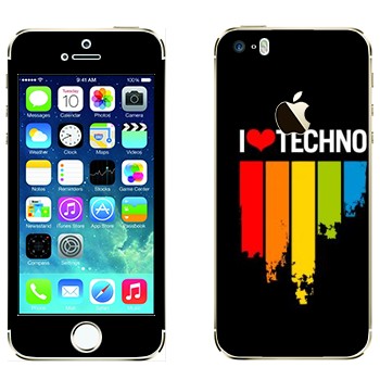   «I love techno»   Apple iPhone 5S