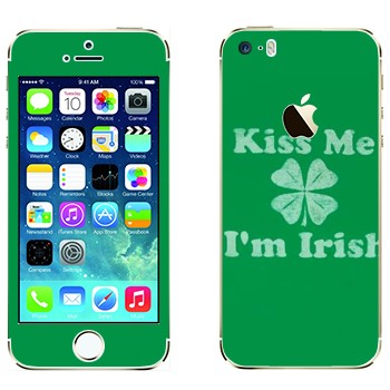   «Kiss me - I'm Irish»   Apple iPhone 5S