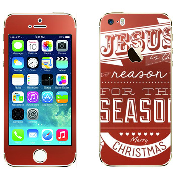   «Jesus is the reason for the season»   Apple iPhone 5S