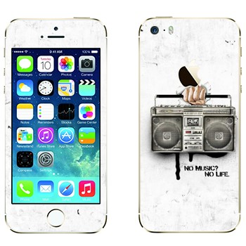   « - No music? No life.»   Apple iPhone 5S