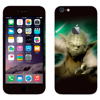 Виниловая наклейка «Магистр Йода» на телефон Apple iPhone 6 Plus/6S Plus