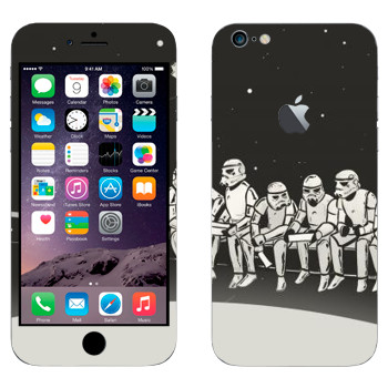 Виниловая наклейка «Штурмовики из Звездных войн» на телефон Apple iPhone 6 Plus/6S Plus