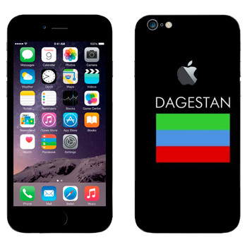Виниловая наклейка «Дагестан» на телефон Apple iPhone 6 Plus/6S Plus