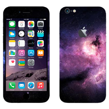 Виниловая наклейка «Космос - галактика» на телефон Apple iPhone 6 Plus/6S Plus