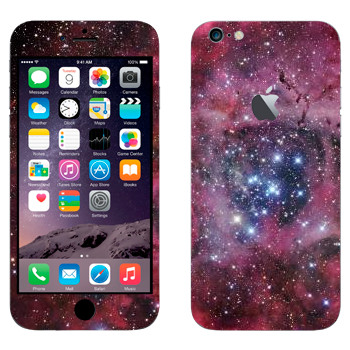 Виниловая наклейка «Космос - Туманность» на телефон Apple iPhone 6 Plus/6S Plus