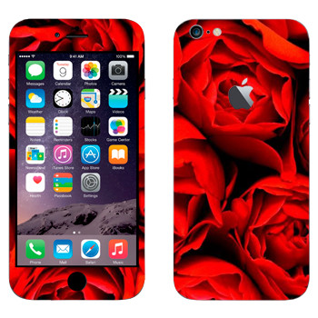 Виниловая наклейка «Много роз» на телефон Apple iPhone 6 Plus/6S Plus