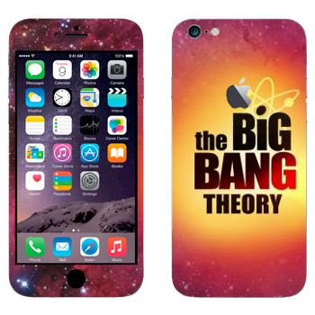 Виниловая наклейка «Теория большого взрыва» на телефон Apple iPhone 6 Plus/6S Plus