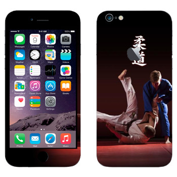 Виниловая наклейка «Дзюдо» на телефон Apple iPhone 6 Plus/6S Plus
