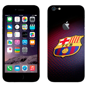 Виниловая наклейка «Эмблема ФК Барселона» на телефон Apple iPhone 6 Plus/6S Plus