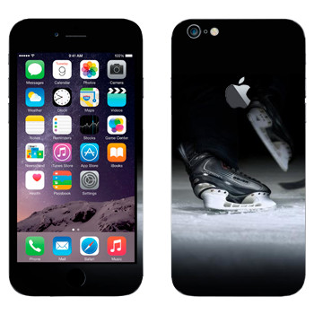 Виниловая наклейка «Хоккейные коньки» на телефон Apple iPhone 6 Plus/6S Plus