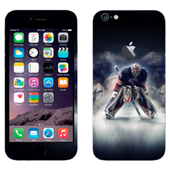 Виниловая наклейка «Вратарь НХЛ» на телефон Apple iPhone 6 Plus/6S Plus