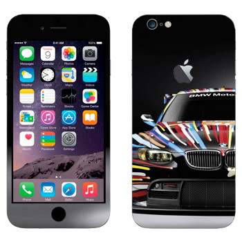 Виниловая наклейка «BMW Motosport» на телефон Apple iPhone 6 Plus/6S Plus