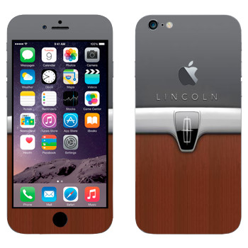 Виниловая наклейка «Эмблема Линкольн» на телефон Apple iPhone 6 Plus/6S Plus