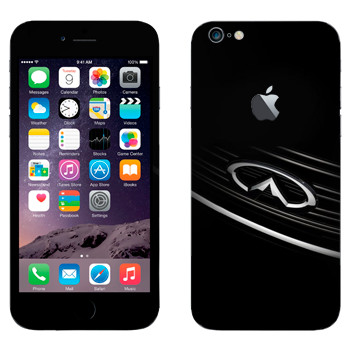 Виниловая наклейка «Логотип Infiniti» на телефон Apple iPhone 6 Plus/6S Plus