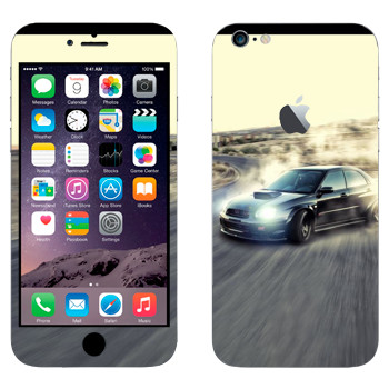 Виниловая наклейка «Subaru Impreza» на телефон Apple iPhone 6 Plus/6S Plus
