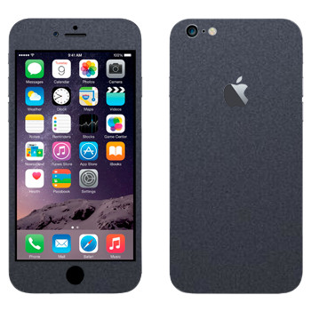 Виниловая наклейка «Деним темно-серый» на телефон Apple iPhone 6 Plus/6S Plus