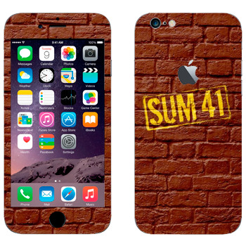   «- Sum 41»   Apple iPhone 6/6S