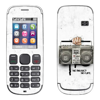   « - No music? No life.»   Nokia 100, 101