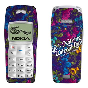   « Life is nothing without Love  »   Nokia 1100, 1101
