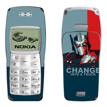   « : Change into a truck»   Nokia 1100, 1101