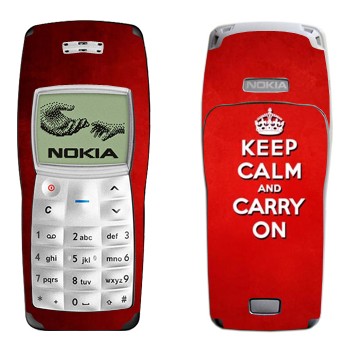   «Keep calm and carry on - »   Nokia 1100, 1101