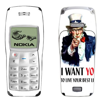   « : I want you!»   Nokia 1100, 1101