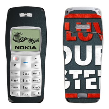   «I love Dubstep»   Nokia 1100, 1101