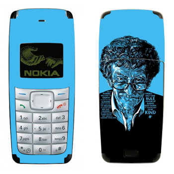   «Kurt Vonnegut : Got to be kind»   Nokia 1110, 1112