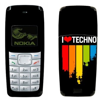   «I love techno»   Nokia 1110, 1112