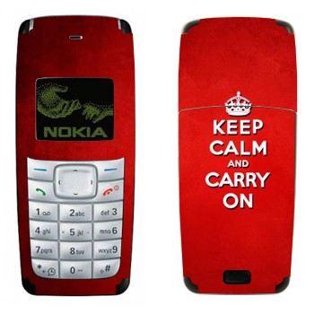   «Keep calm and carry on - »   Nokia 1110, 1112