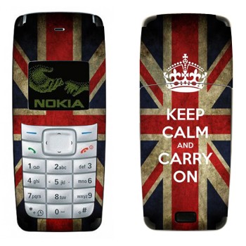   «Keep calm and carry on»   Nokia 1110, 1112