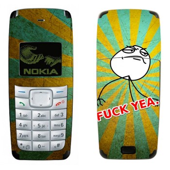   «Fuck yea»   Nokia 1110, 1112