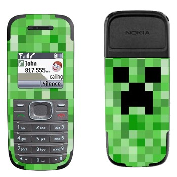   «Creeper face - Minecraft»   Nokia 1200, 1208